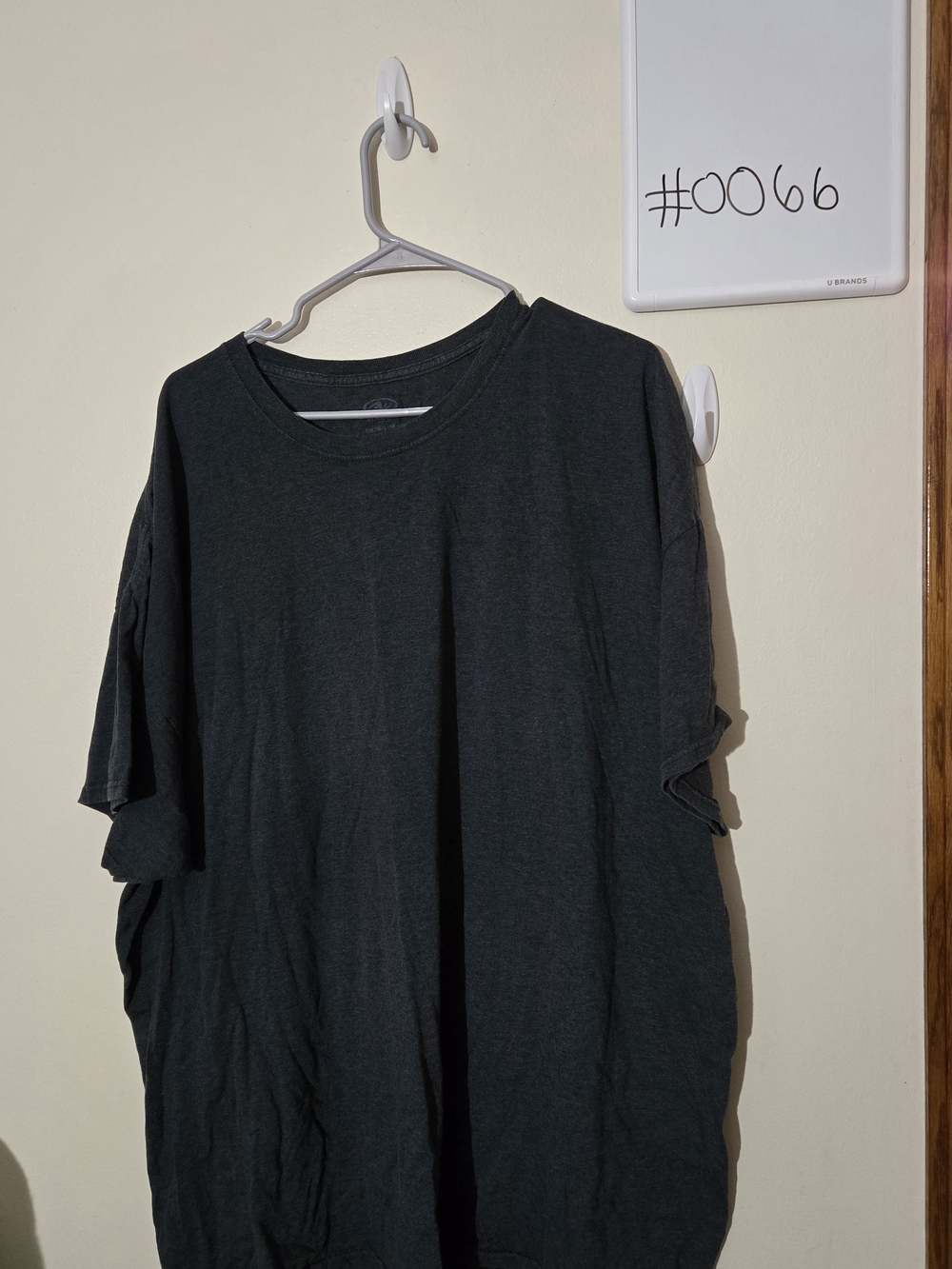 Athletic Works 4XL Dark Charcoal Crew Neck Short Sleeve Tee #0066